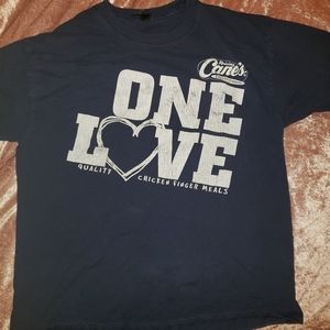 Navy Raising Cane's Crew Shirt